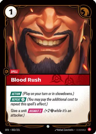 Blood Rush (003/221) - Riftbound - [Spiritforged]