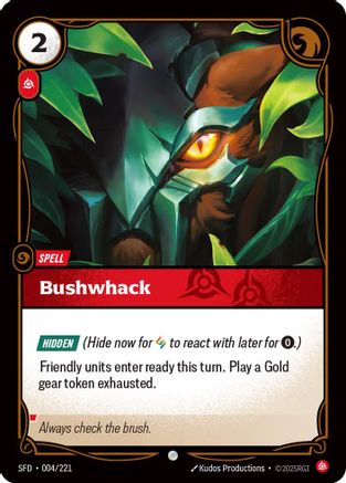 Bushwhack (004/221) - Riftbound - [Spiritforged]