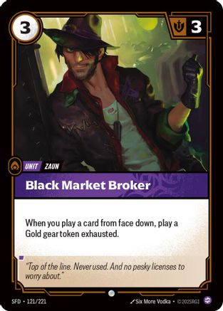 Black Market Broker (121/221) - Riftbound - [Spiritforged]