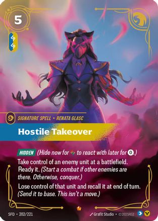 Hostile Takeover (202/221) - Riftbound - [Spiritforged] Foil