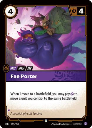 Fae Porter (125/221) - Riftbound - [Spiritforged]