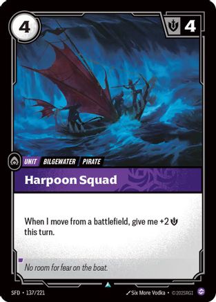 Harpoon Squad (137/221) - Riftbound - [Spiritforged] Foil