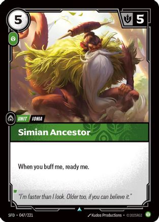 Simian Ancestor (047/221) - Riftbound - [Spiritforged]