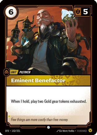 Eminent Benefactor (152/221) - Riftbound - [Spiritforged]