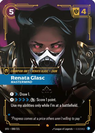 Renata Glasc - Mastermind (088/221) - Riftbound - [Spiritforged] Foil