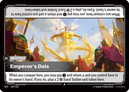 Emperor's Dais (207/221) - Riftbound - [Spiritforged]