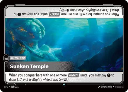 Sunken Temple (218/221) - Riftbound - [Spiritforged]