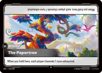 The Papertree (219/221) - Riftbound - [Spiritforged] Foil