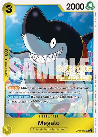 Megalo (Judge Pack Vol. 7) (OP11-112) - [One Piece Promotion Cards] Foil