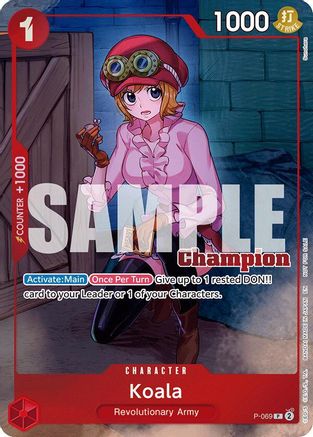 Koala (CS 25-26 Winner Card Set 2) (P-069) - [One Piece Promotion Cards] Foil