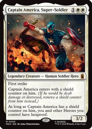 Captain America, Super-Soldier  [Marvel Super Heroes] Foil