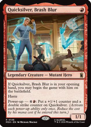 Quicksilver, Brash Blur  [Marvel Super Heroes] Foil