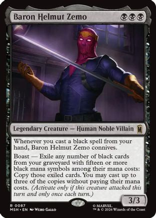 Baron Helmut Zemo  [Marvel Super Heroes] Foil