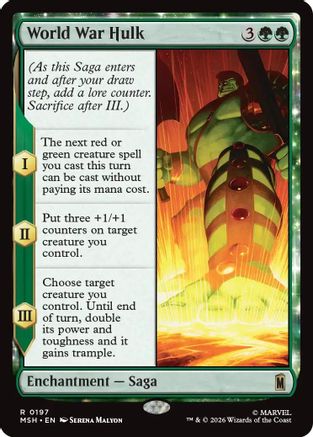World War Hulk  [Marvel Super Heroes] Foil