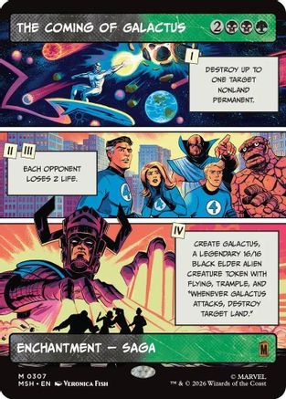 The Coming of Galactus (Borderless)  [Marvel Super Heroes]