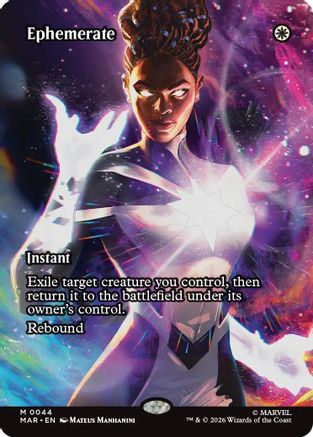 Ephemerate (Borderless)  [Marvel Universe Eternal-Legal] Foil