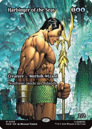 Harbinger of the Seas (Borderless)  [Marvel Universe Eternal-Legal] Foil