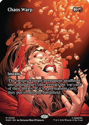 Chaos Warp (Borderless)  [Marvel Universe Eternal-Legal]