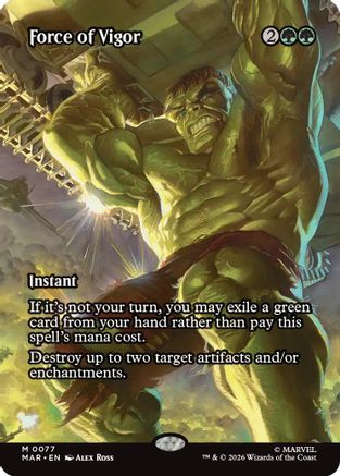 Force of Vigor (Borderless)  [Marvel Universe Eternal-Legal]