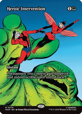 Heroic Intervention (0079) (Borderless)  [Marvel Universe Eternal-Legal]