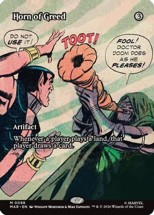 Horn of Greed (Borderless)  [Marvel Universe Eternal-Legal]