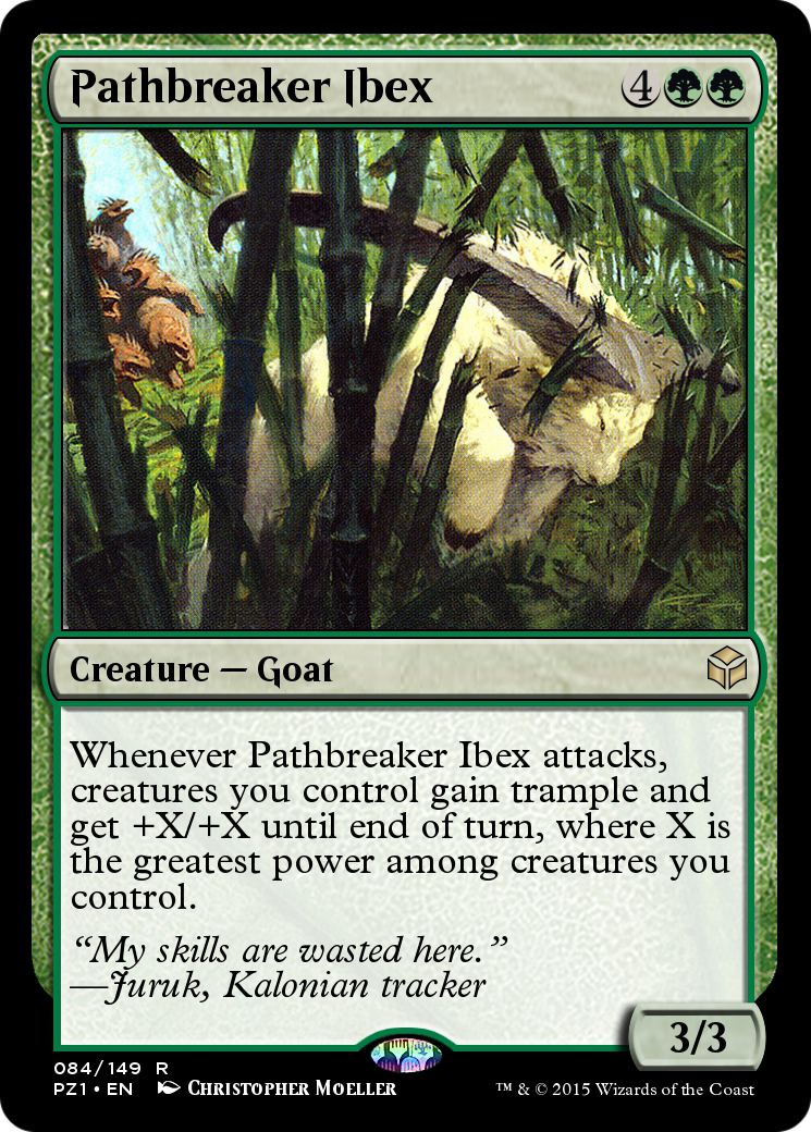Pathbreaker Ibex  [Legendary Cube Prize Pack] Foil