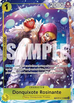 Donquixote Rosinante - OP12-108 (OP12-108) - [The Azure Sea's Seven] Foil