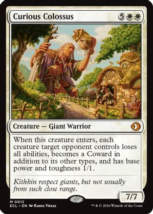 Curious Colossus  [Lorwyn Eclipsed]