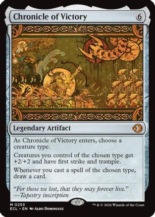 Chronicle of Victory  [Lorwyn Eclipsed] Foil