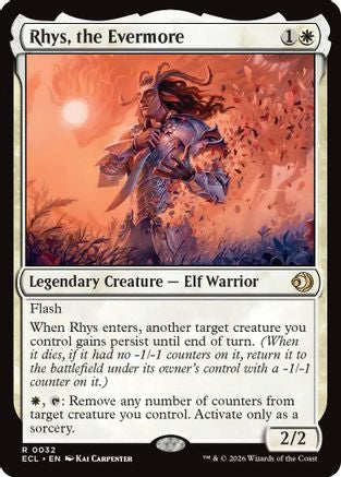 Rhys, the Evermore  [Lorwyn Eclipsed] Foil