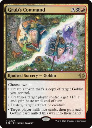 Grub's Command  [Lorwyn Eclipsed] Foil