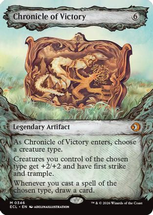 Chronicle of Victory (Showcase)  [Lorwyn Eclipsed] Foil