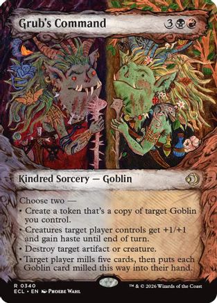 Grub's Command (Showcase)  [Lorwyn Eclipsed]