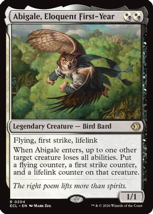 Abigale, Eloquent First-Year  [Lorwyn Eclipsed]