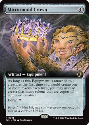 Mirrormind Crown (Extended Art)  [Lorwyn Eclipsed] Foil