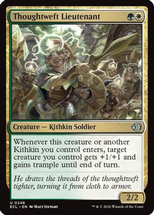 Thoughtweft Lieutenant  [Lorwyn Eclipsed] Foil