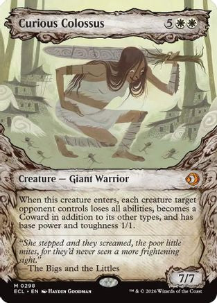 Curious Colossus (Showcase)  [Lorwyn Eclipsed] Foil
