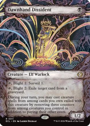 Dawnhand Dissident (Showcase)  [Lorwyn Eclipsed] Foil