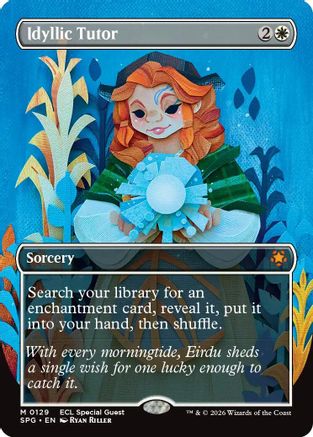 Idyllic Tutor (Borderless)  [Special Guests] Foil