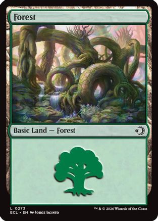 Forest (0273)  [Lorwyn Eclipsed]