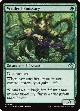 Virulent Emissary  [Lorwyn Eclipsed] Foil
