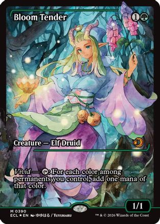 Bloom Tender (0390) (Showcase)  [Lorwyn Eclipsed] Foil