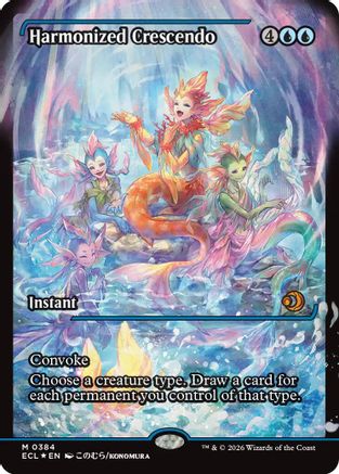 Harmonized Crescendo (0384) (Showcase)  [Lorwyn Eclipsed] Foil