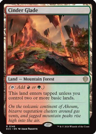 Cinder Glade  [Commander: Lorwyn Eclipsed]