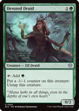 Devoted Druid  [Commander: Lorwyn Eclipsed]