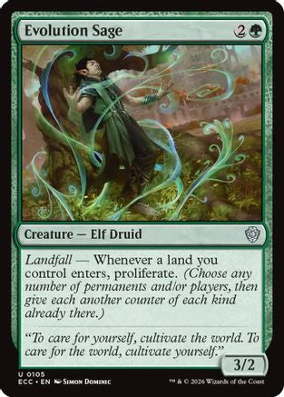 Evolution Sage  [Commander: Lorwyn Eclipsed]