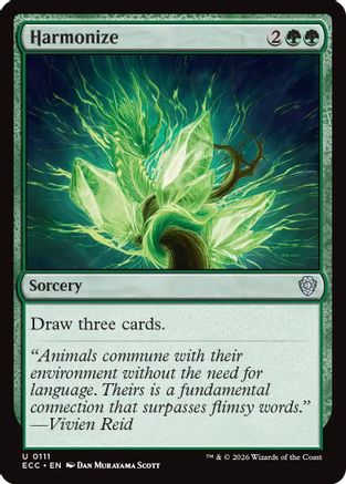 Harmonize  [Commander: Lorwyn Eclipsed]