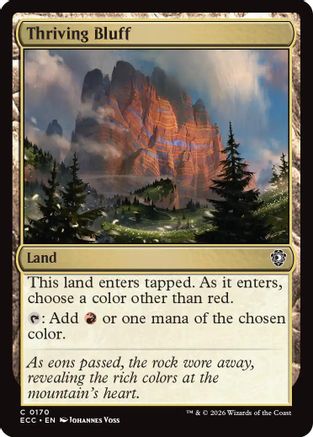 Thriving Bluff  [Commander: Lorwyn Eclipsed]