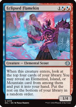 Eclipsed Flamekin  [Lorwyn Eclipsed] Foil