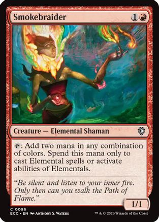 Smokebraider  [Commander: Lorwyn Eclipsed]